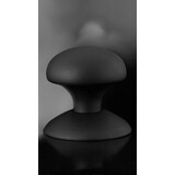 KempiQ Voordeurknop rond model Paddestoel mat zwart 65mm