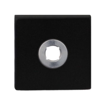 Voordeurbeslag Click Rozet 50x8mm links/ rechts zwart Voordeurbeslag Click Rozet 50x8mm links/ rechts zwart
