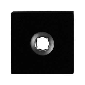 Achterdeurbeslag Click Rozet 50x8mm links/ rechts zwart Achterdeurbeslag Click Rozet 50x8mm links/ rechts zwart