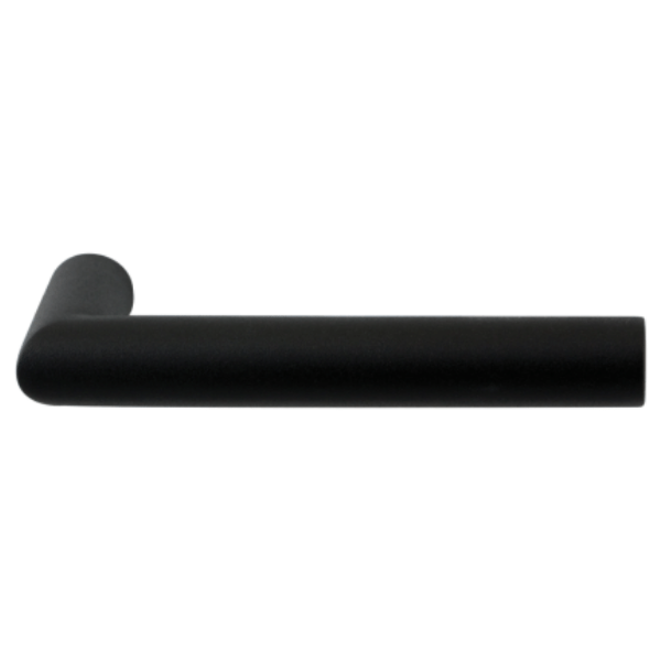 KempiQ Industrieel achterdeurbeslag RVS mat zwart L-model haaks 19mm