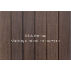 Thermo Ayous Rhombus houten gevelbekleding