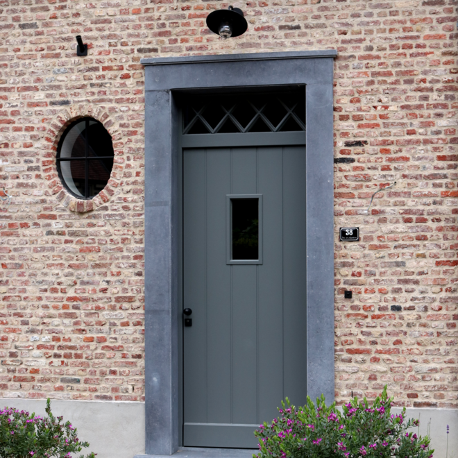 KempiQ Exclusief stalen Ossenoog raam H64xB50cm ENKEL GLAS