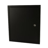 KempiQ Deurdeel inbouwbrievenbus deur + frame zwart