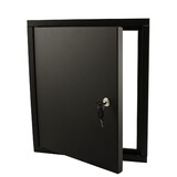 KempiQ Deurdeel inbouwbrievenbus deur + frame zwart