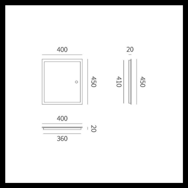 KempiQ Deurdeel inbouwbrievenbus deur + frame antraciet