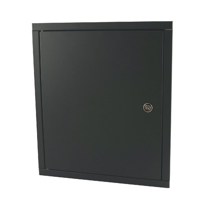 KempiQ Deurdeel inbouwbrievenbus deur + frame antraciet