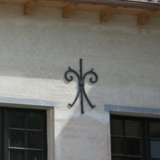 KempiQ Muuranker decoratief smeedijzer zwart Vlinder 75cm