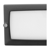 KempiQ Design inbouwspot buitenlamp rechthoekig zwart