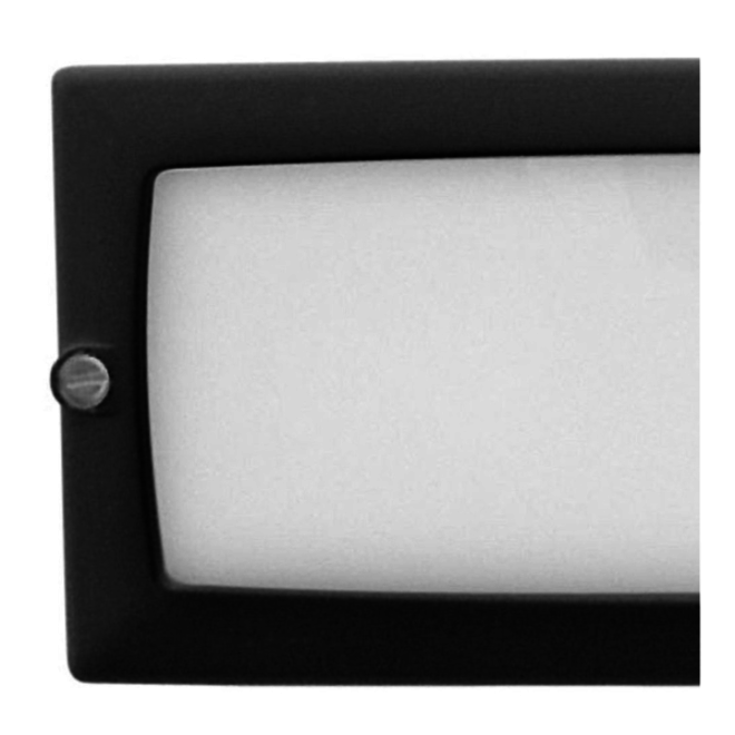 KempiQ Design inbouwspot buitenlamp rechthoekig zwart