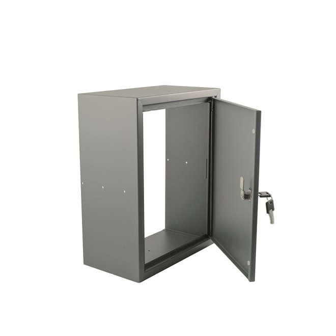 KempiQ Inbouwbrievenbus basalt voor poeren 393x322x215mm