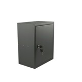 KempiQ Inbouwbrievenbus antraciet voor poeren 393x322x215mm