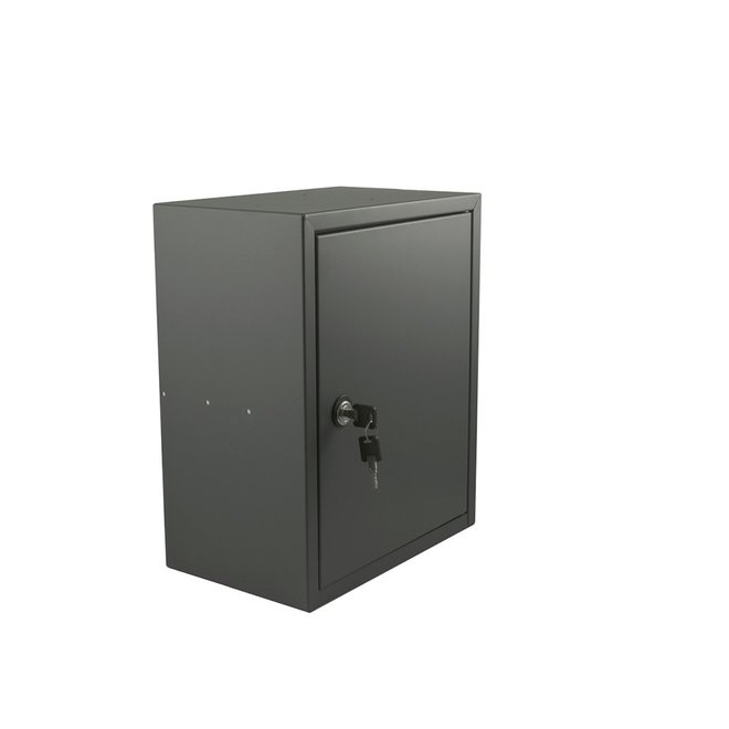 KempiQ Inbouwbrievenbus antraciet voor poeren 393x322x215mm