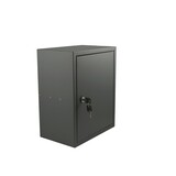 KempiQ Inbouwbrievenbus antraciet voor poeren 393x322x165mm