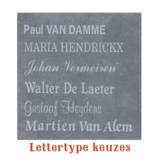 KempiQ Belgische Arduin hardsteen brievenbus wandmodel 1 links