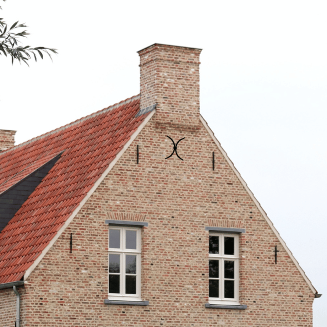 KempiQ Muuranker decoratief smeedijzer muuranker zwart hoefijzer 35cm