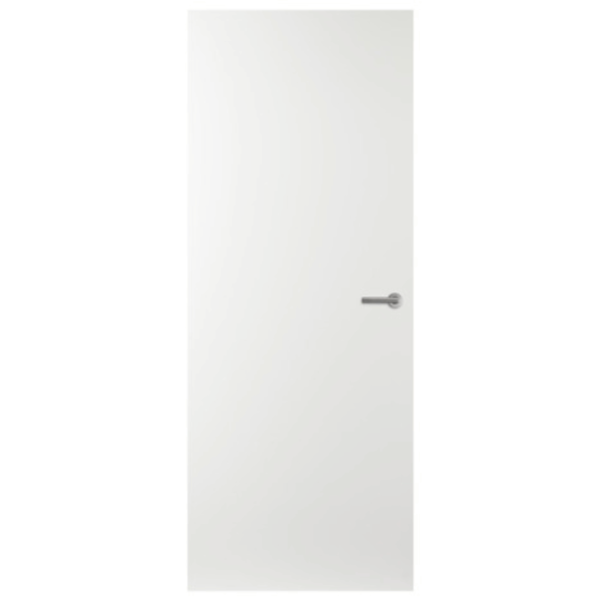 Austria FSC Massief houten vlakke binnendeur volspaan stomp wit