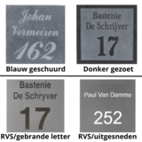 KempiQ Belgische Arduin hardsteen brievenbus wandmodel 1 links