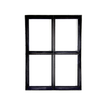 Gevelraam vast dubbel glas B50xH60 cm