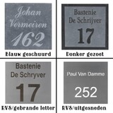 KempiQ Belgische Arduin hardstenen brievenbus vrijstaand model 6