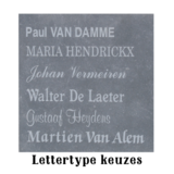 KempiQ Belgische Arduin hardsteen brievenbus Woodlook model 1