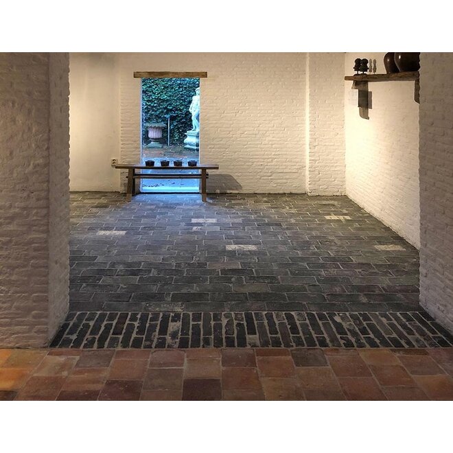 KempiQ Oude blauwe plavuizen parfeuilles  23 x 11,5 cm per m2