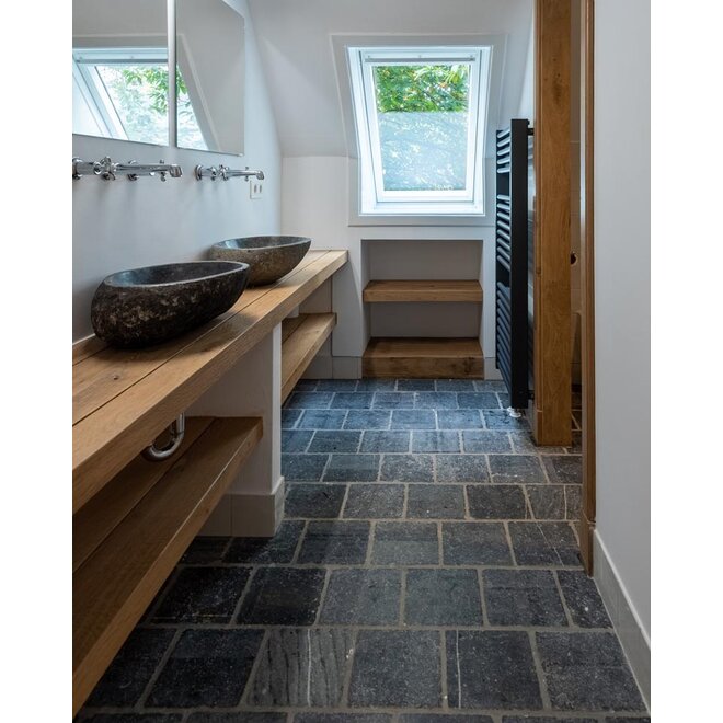 KempiQ Belgisch hardsteen vloertegels getrommeld 20 x 20 cm per m2