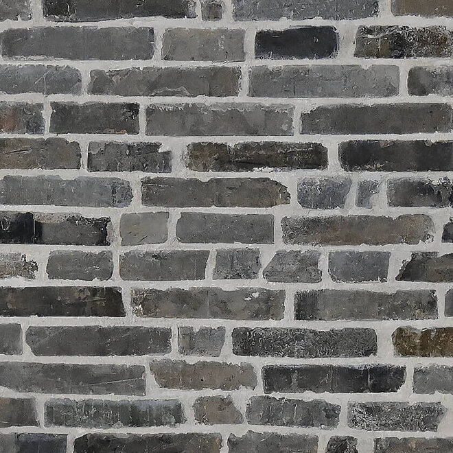 KempiQ Oude blauwe Waaltjes  22,5 x 4,8 cm per m2