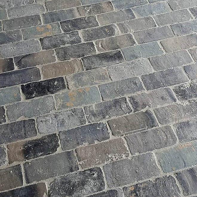 KempiQ Oude blauwe plavuizen parfeuilles  23 x 11,5 cm per m2