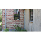 KempiQ Zwart stalen raam openslaand dubbel glas B55 x H100 cm