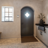 KempiQ Zwart stalen raam openslaand dubbel glas B55 x H100 cm