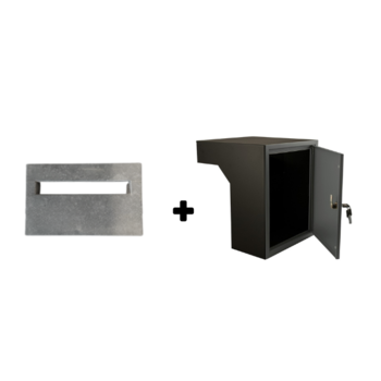 Voordeelset Brievenbusgleuf 2 met doorvoerbox