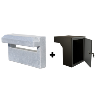 Voordeelset Brievenbusgleuf 3 met doorvoerbox