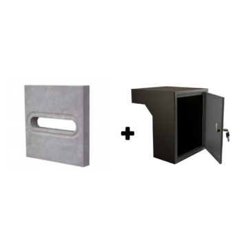 Voordeelset Brievenbusgleuf 4 met doorvoerbox