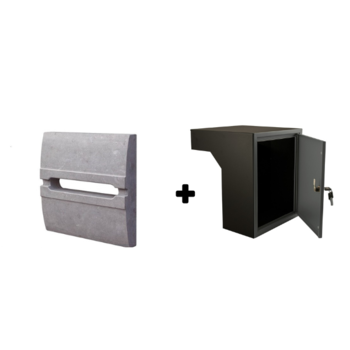 Voordeelset Brievenbusgleuf 6 met doorvoerbox