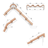 Wienerberger Wienerberger dakpan Keramisch OVH Klassiek zwart satinet