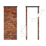 KempiQ Inbouwbrievenbus pakketbox Linz zwart