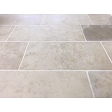 KempiQ Bourgondische dallen "Calcaire crème" geborsteld 40/50 cm breed per m2