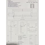 Austria Industriële staallook binnendeur stomp zwart incl. glas   - Easy fix