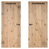 Austria Eiken fineer binnendeur Roble Uno rechts met enkele klamp