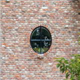 KempiQ Stalen Ossenoog raam H51xB40cm dubbel glas, vast model