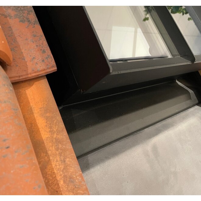 KempiQ Modern stalen dakraam 105x210 cm zwart met HR++ glas thermisch onderbroken