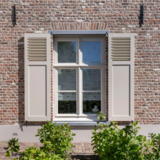 KempiQ Uniek Luikbeslag LINKS zwart metaal voor montage in hardsteen