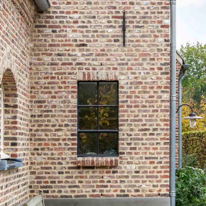 KempiQ Zwart stalen raam openslaand dubbel glas B55 x H100 cm