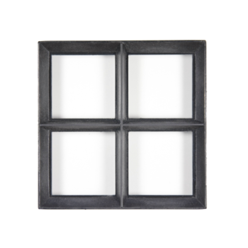 Gevelraam vast dubbel glas B30xH30 cm