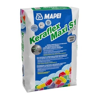 Mapei tegellijm Keraflex Maxi S1 Zero Grijs 25 Kg Mapei tegellijm Keraflex Maxi S1 Zero Grijs 25 Kg