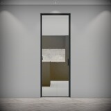 KempiQ Metaal Design stalen binnendeur met scharnieren en incl. roedes