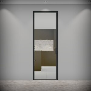 Metaal Design stalen binnendeur met scharnieren en incl. roedes