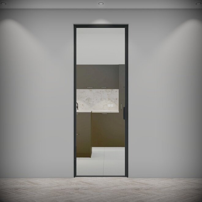 KempiQ Metaal Design stalen binnendeur met scharnieren en incl. roedes