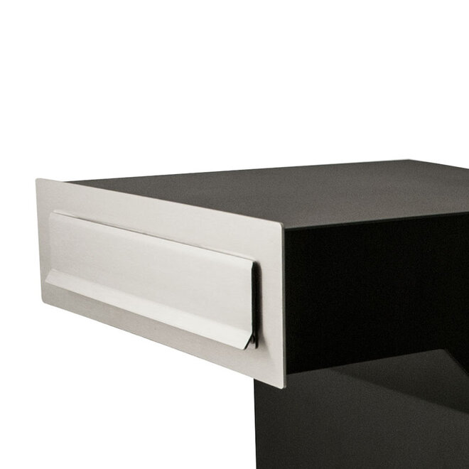 KempiQ Briefplaat Rome RVS