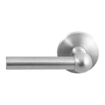 Deurkruk Hipi RVS op ronde rozet per paar